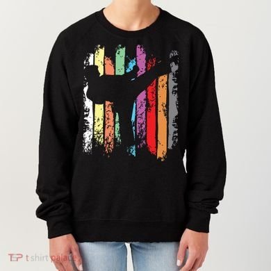 Karate Belt Colors Silhouette Women's Sweatshirt