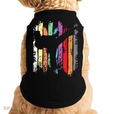 Karate Belt Colors Silhouette Doggie Tank
