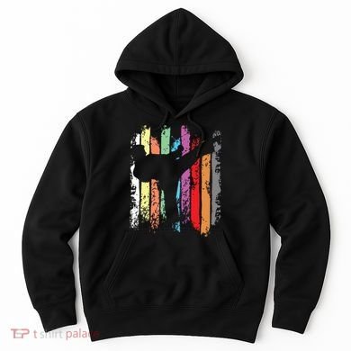 Karate Belt Colors Silhouette Hoodie