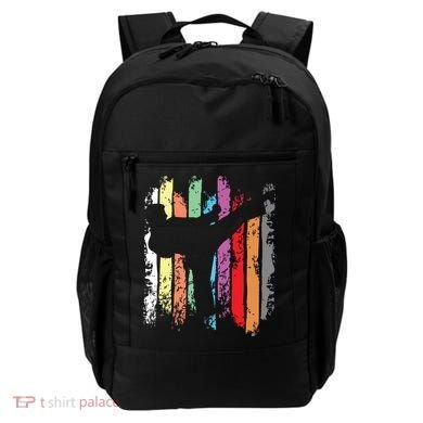 Karate Belt Colors Silhouette Backpack
