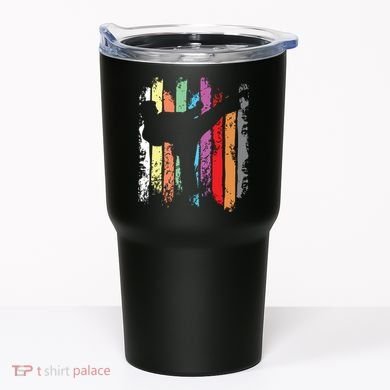 Karate Belt Colors Silhouette Tumbler