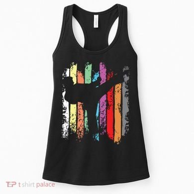 Karate Belt Colors Silhouette Women's Tank Top