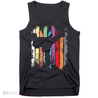 Karate Belt Colors Silhouette Tank Top