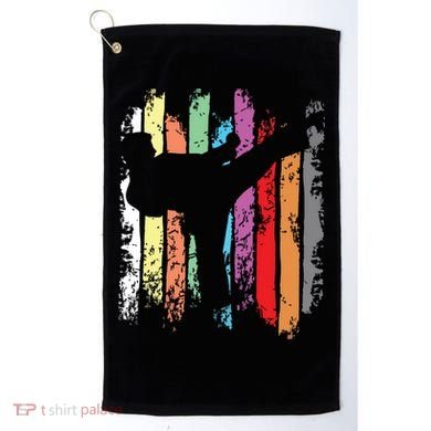 Karate Belt Colors Silhouette Golf Towel
