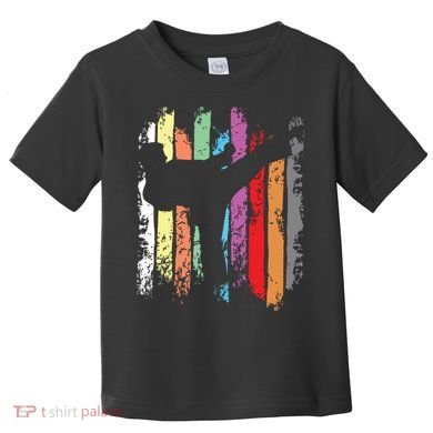 Karate Belt Colors Silhouette Toddler T-Shirt