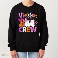 Kinder Boo Crew Kindergarten Teacher Halloween Matching Women's Sweatshirt thumb 0