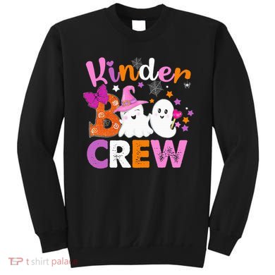 Kinder Boo Crew Kindergarten Teacher Halloween Matching Sweatshirt
