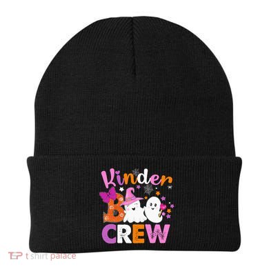 Kinder Boo Crew Kindergarten Teacher Halloween Matching Beanie