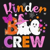 Kinder Boo Crew Kindergarten Teacher Halloween Matching Polo thumb 3