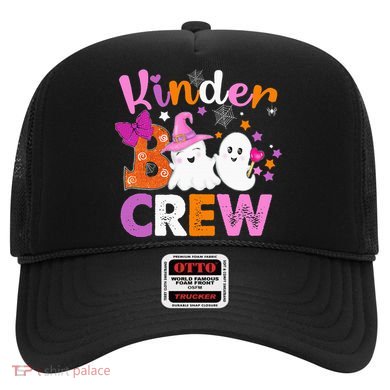 Kinder Boo Crew Kindergarten Teacher Halloween Matching Hat