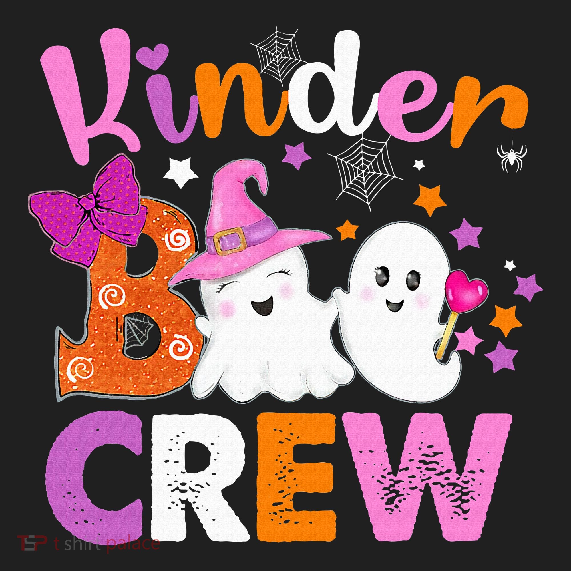 Kinder Boo Crew Kindergarten Teacher Halloween Matching Hat