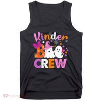Kinder Boo Crew Kindergarten Teacher Halloween Matching Tank Top thumb 0