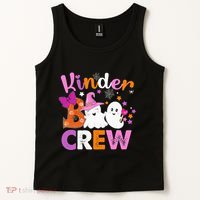 Kinder Boo Crew Kindergarten Teacher Halloween Matching Tank Top thumb 2