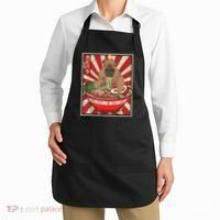 Kawaii Bird Capybara Eating Ramen Noodles Anime Japanese Apron thumb 2