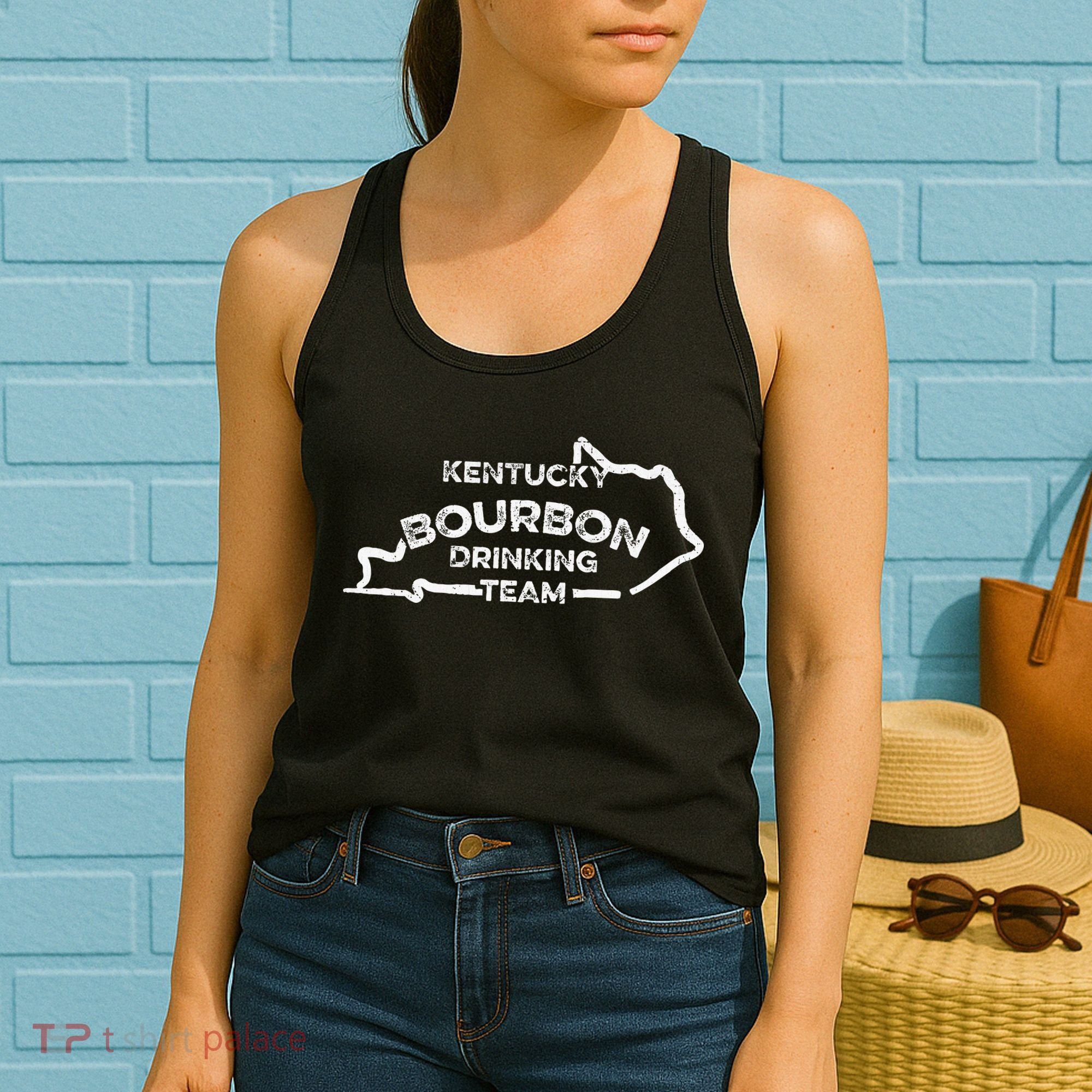 Kentucky Bourbon Drinking Team State Whiskey Lover Women's Tank Top