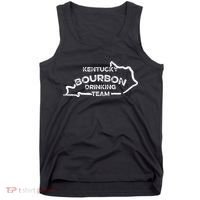 Kentucky Bourbon Drinking Team State Whiskey Lover Tank Top thumb 0