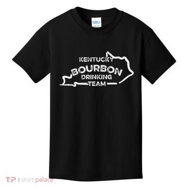 Kentucky Bourbon Drinking Team State Whiskey Lover Kids T-Shirt