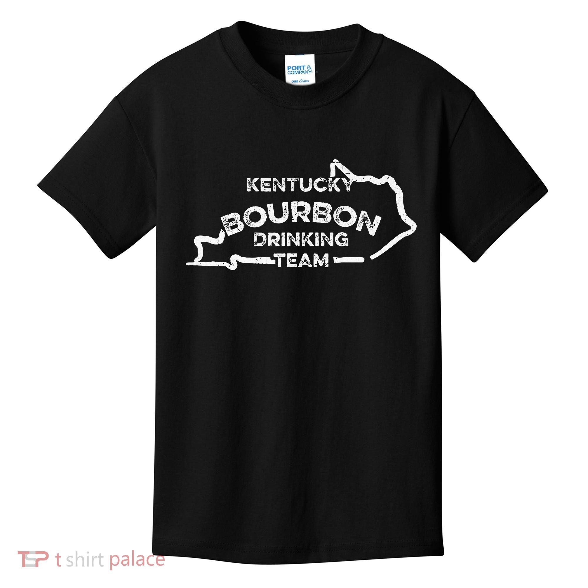 Kentucky Bourbon Drinking Team State Whiskey Lover Kids T-Shirt