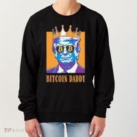 Kawaii Bitcoin Daddy Trump Crypto King Bitcoin Chill Bullrun Women's Sweatshirt thumb 0