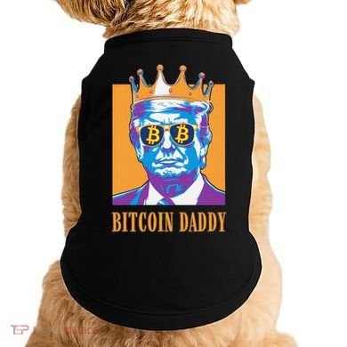 Kawaii Bitcoin Daddy Trump Crypto King Bitcoin Chill Bullrun Doggie Tank