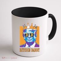 Kawaii Bitcoin Daddy Trump Crypto King Bitcoin Chill Bullrun Coffee Mug thumb 1