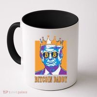 Kawaii Bitcoin Daddy Trump Crypto King Bitcoin Chill Bullrun Coffee Mug thumb 0