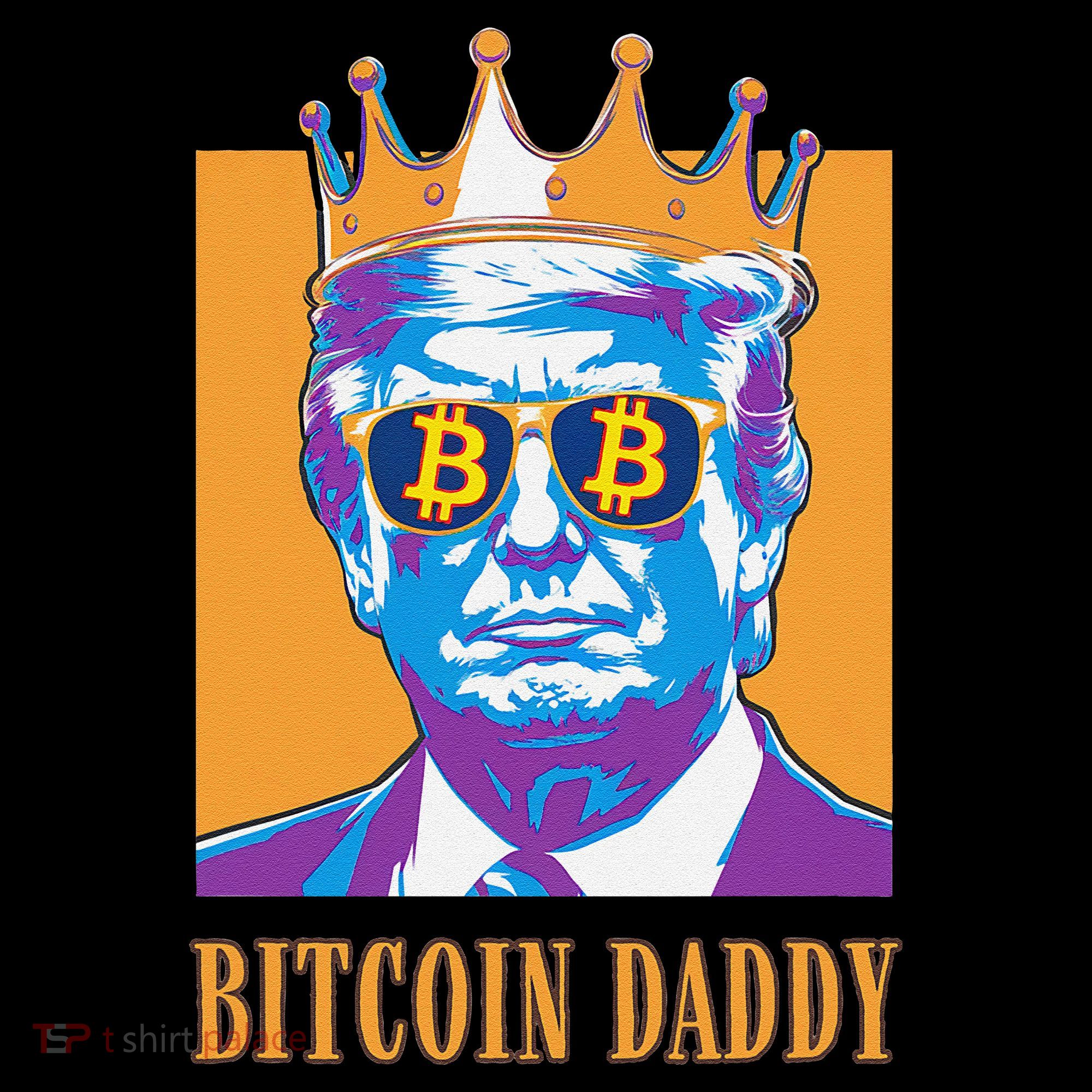 Kawaii Bitcoin Daddy Trump Crypto King Bitcoin Chill Bullrun Coffee Mug