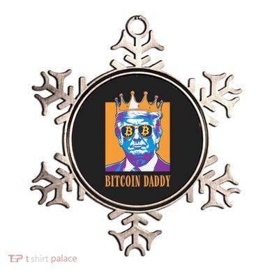 Kawaii Bitcoin Daddy Trump Crypto King Bitcoin Chill Bullrun Ornament