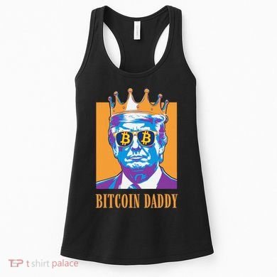 Kawaii Bitcoin Daddy Trump Crypto King Bitcoin Chill Bullrun Women's Tank Top