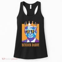 Kawaii Bitcoin Daddy Trump Crypto King Bitcoin Chill Bullrun Women's Tank Top thumb 0