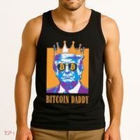 Kawaii Bitcoin Daddy Trump Crypto King Bitcoin Chill Bullrun Tank Top thumb 3