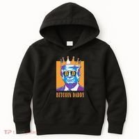Kawaii Bitcoin Daddy Trump Crypto King Bitcoin Chill Bullrun Kids Hoodie thumb 0