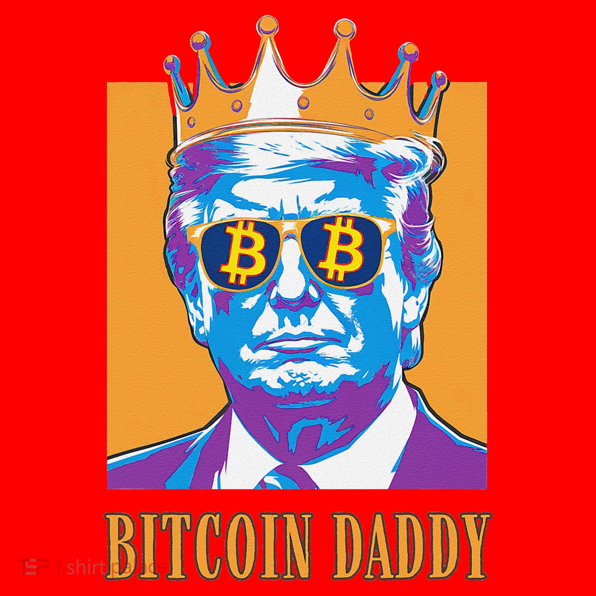 Kawaii Bitcoin Daddy Trump Crypto King Bitcoin Chill Bullrun Santa Hat