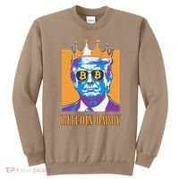 Kawaii Bitcoin Daddy Trump Crypto King Bitcoin Chill Bullrun Sweatshirt thumb 0
