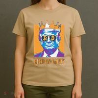 Kawaii Bitcoin Daddy Trump Crypto King Bitcoin Chill Bullrun T-Shirt thumb 4