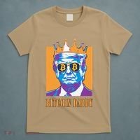 Kawaii Bitcoin Daddy Trump Crypto King Bitcoin Chill Bullrun T-Shirt thumb 5