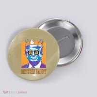 Kawaii Bitcoin Daddy Trump Crypto King Bitcoin Chill Bullrun Button thumb 0