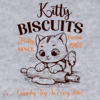 Kitty Biscuits Fluffy Purrfect Since 1963 Women's Sweatshirt thumb 2