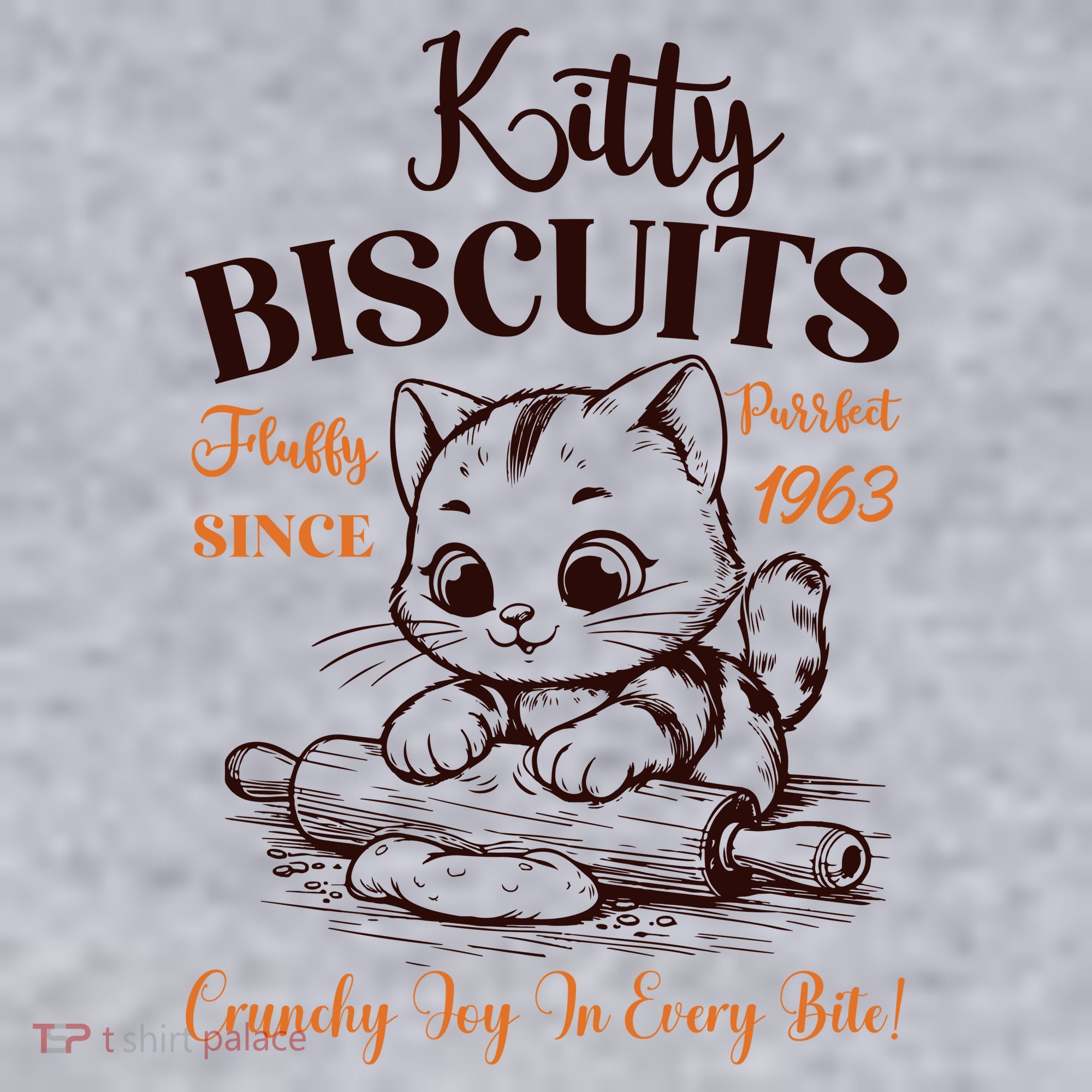 Kitty Biscuits Fluffy Purrfect Since 1963 Women's Sweatshirt