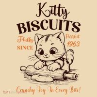 Kitty Biscuits Fluffy Purrfect Since 1963 Tote Bag thumb 4