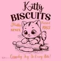 Kitty Biscuits Fluffy Purrfect Since 1963 Coaster thumb 2