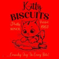Kitty Biscuits Fluffy Purrfect Since 1963 Santa Hat thumb 1