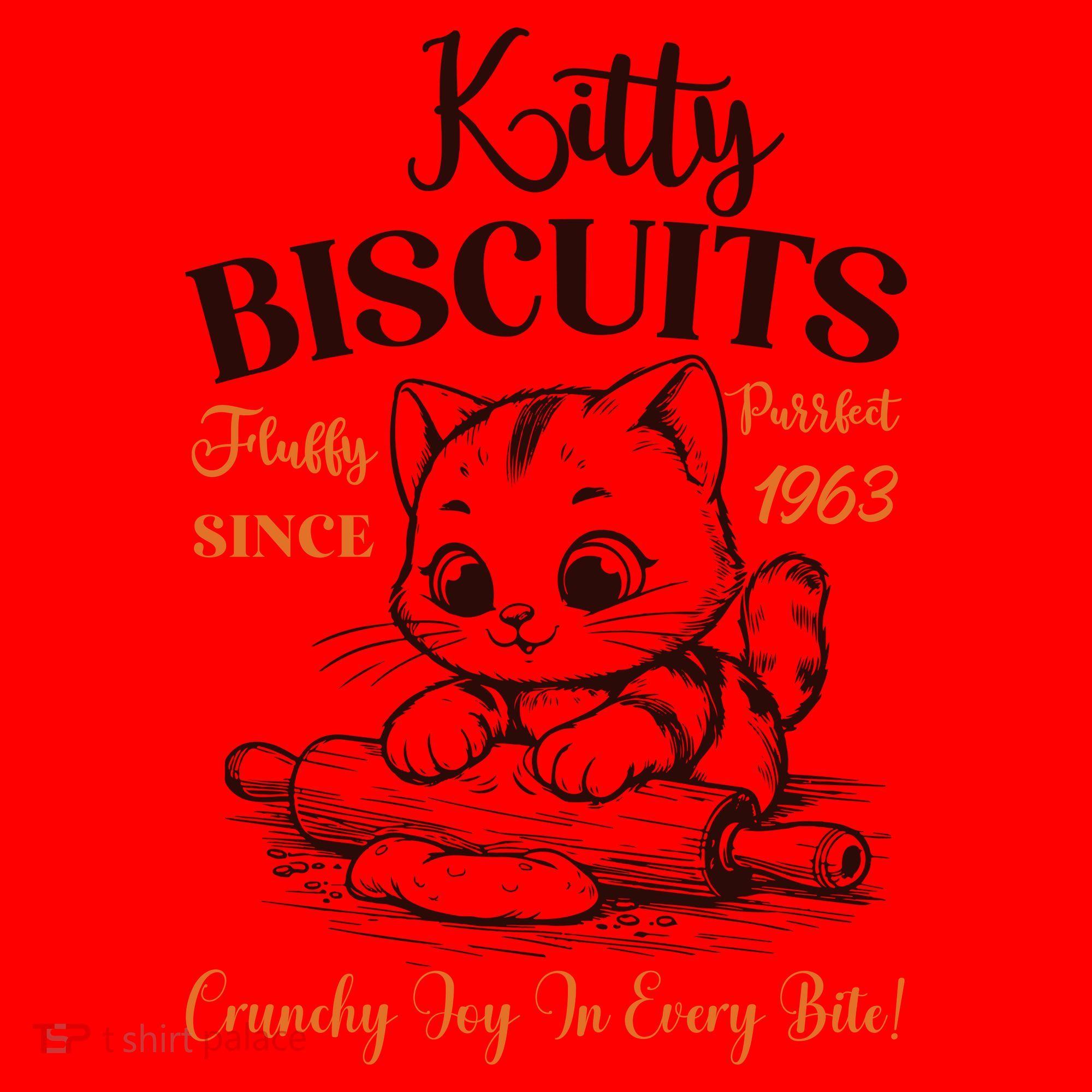 Kitty Biscuits Fluffy Purrfect Since 1963 Santa Hat