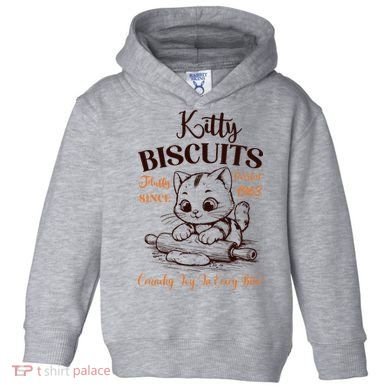 Kitty Biscuits Fluffy Purrfect Since 1963 Toddler Hoodie