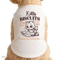 Kitty Biscuits Fluffy Purrfect Since 1963 Doggie Tank thumb 0