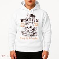 Kitty Biscuits Fluffy Purrfect Since 1963 Hoodie thumb 2