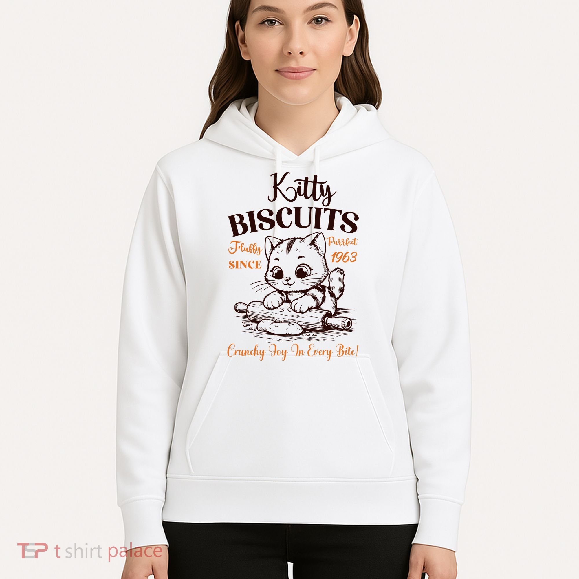 Kitty Biscuits Fluffy Purrfect Since 1963 Hoodie