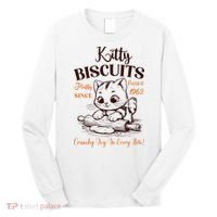 Kitty Biscuits Fluffy Purrfect Since 1963 Long Sleeve Shirt thumb 0
