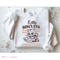 Kitty Biscuits Fluffy Purrfect Since 1963 Sweatshirt thumb 2