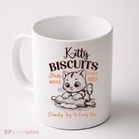Kitty Biscuits Fluffy Purrfect Since 1963 Coffee Mug thumb 0